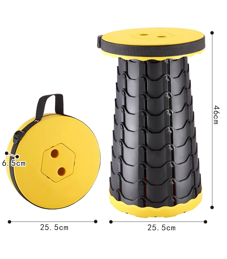 Customized Plastic Telescopic Foldable Folding Step Stools Portable Heavy Duty Adults Kids